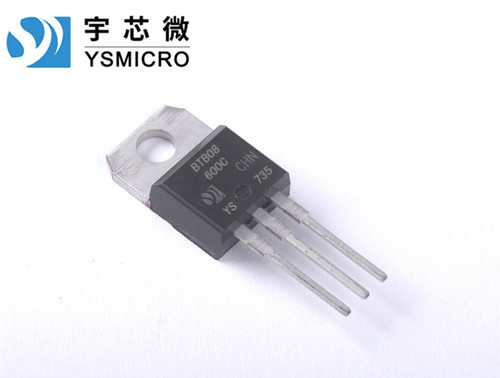 8A华体会体育沃尔夫斯堡 BTB08 TO-220B 非絕緣可控矽